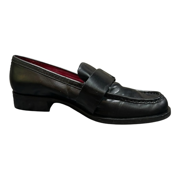 Franco Sarto Women’s Black Leather Upper Slip-On Loafers size 7.5 main image 7